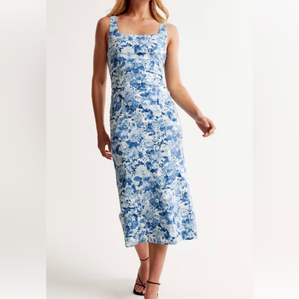 Abercrombie & Fitch Blue Floral Dress
